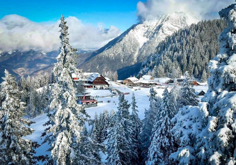 Krvavec ski resort Slovenia