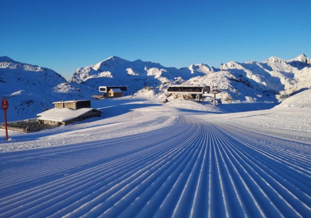 Vogel ski resort has 22km of piste trails
