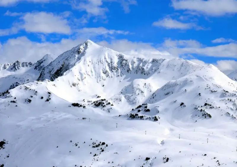 Baqueira Beret ski resort, Spain.