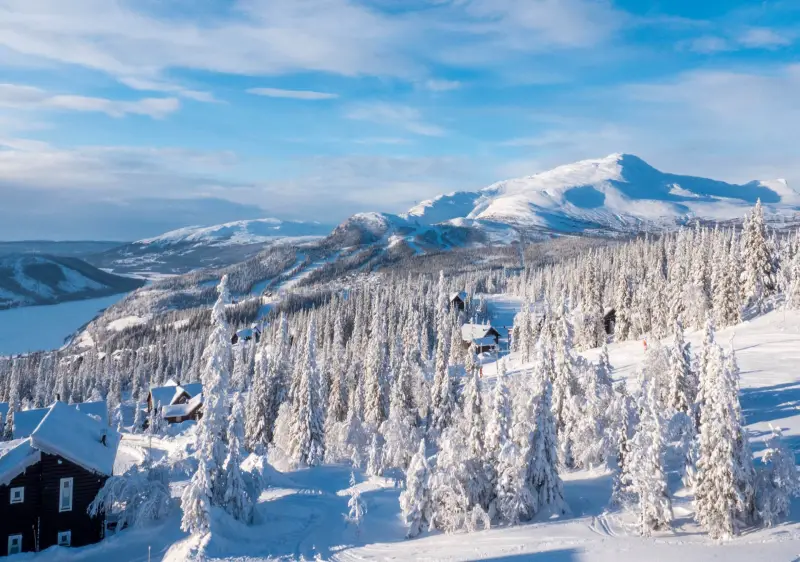 Åre ski resort is the best known & most popular in Sweden