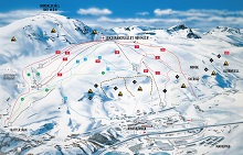 Riksgransen Ski Trail Map 