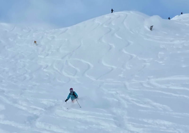 Verbier powder near Attelas