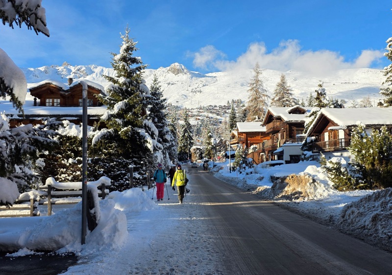 End of the day in Verbier