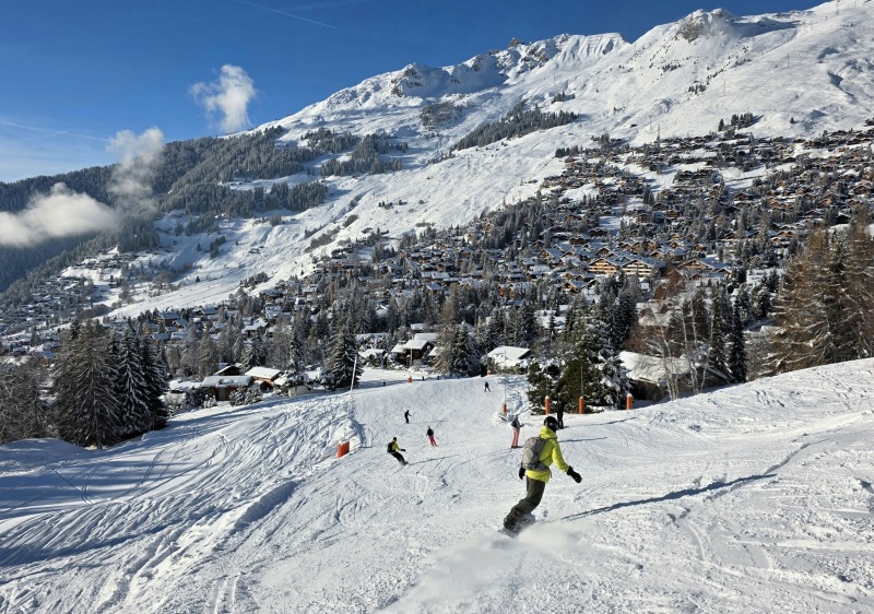 Last run into Verbier