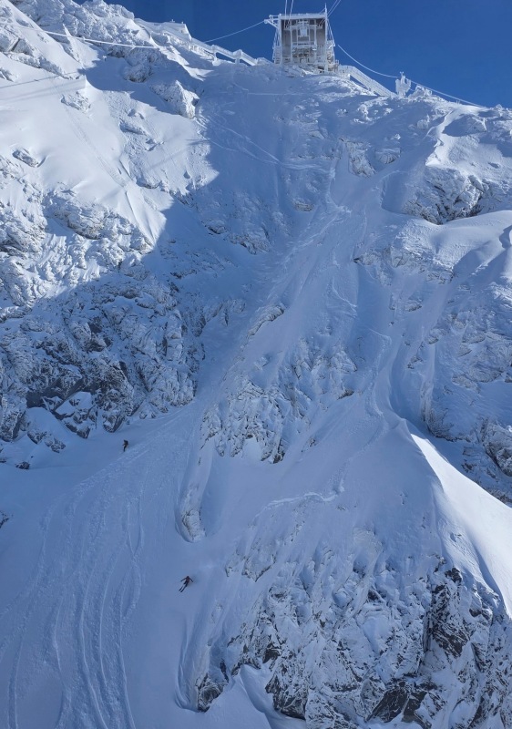Steep off Mont Fort