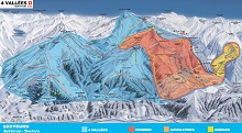4 Vallees Lift Pass Area Validity Map