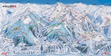 4 Vallees Ski Trail Map 