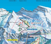 Engstligenalp Ski Trail Map