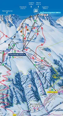 Fiescheralp map