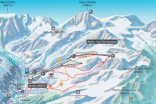 Arolla Ski Trail Map