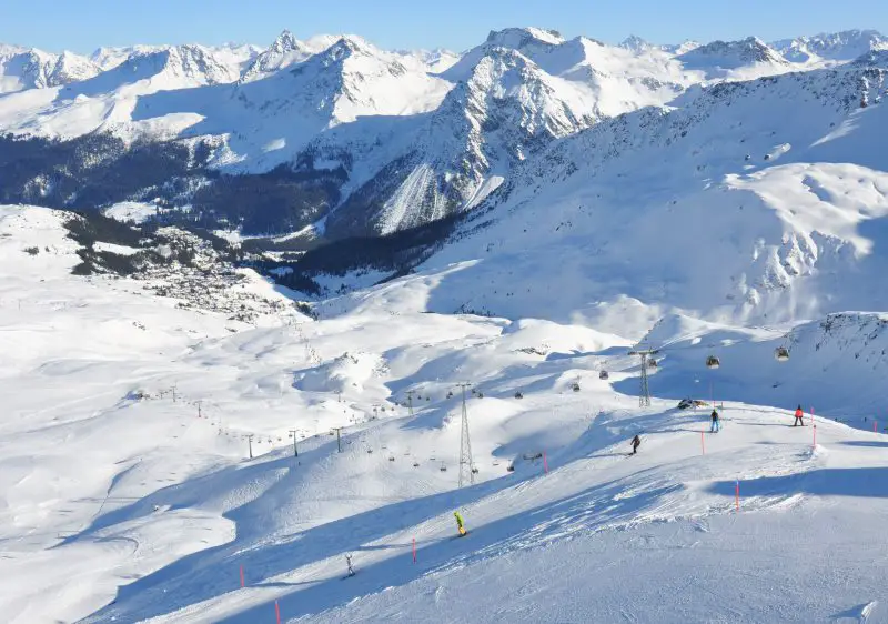 Arosa ski resort, Switzerland.