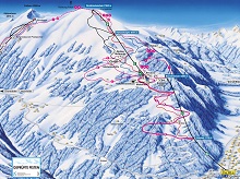 Brambrueesch Ski Trail Map