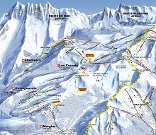CLCF ski pass area Trail Map 
