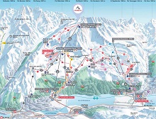 St Moritz Corvatsch Ski Trail Map 
