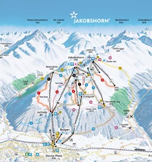 Jakobshorn Ski Trail Map 