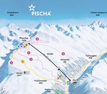 Pischa Ski Trail Map 