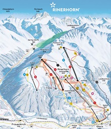 Rinerhorn Ski Trail Map 