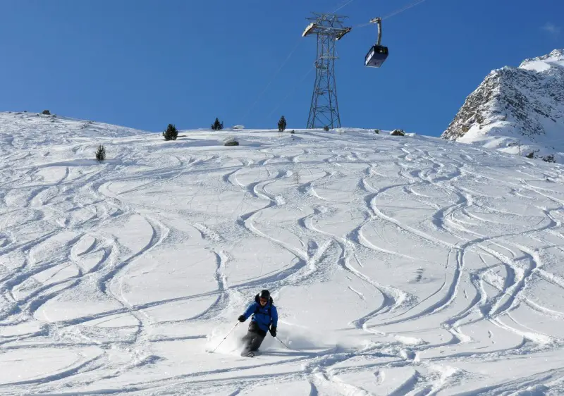 Diavolezza ski area is all about off-piste powder & adventure