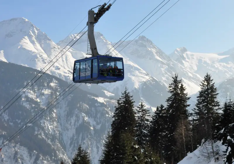 Disentis ski resort, Switzerland