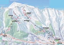 Disentis Ski Trail Map 