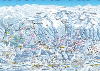Moosalp-Unterbach-Eischoll Regional Ski Trail Map
