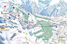 Brunni Ski Trail Map