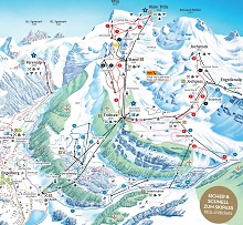 Titlis Ski Trail Map