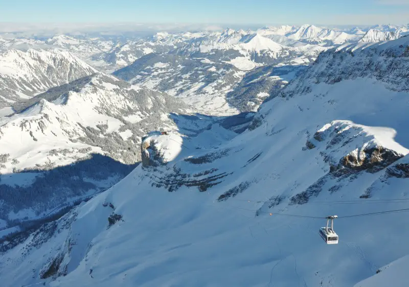 Go BIG off-piste at Glacier 3000 ski resort Switzerland