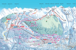 Graechen Ski Trail Map