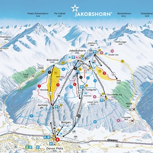 Jakobshorn Ski Trail Map