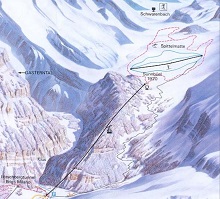 Kandersteg Sunnbueel Ski Trail Map