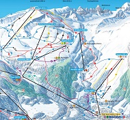 Flims Ski Trail Map