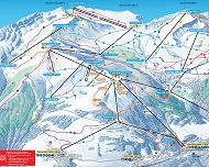 Laax Falera Ski Trail Map