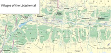 Lötschental Valley Map 