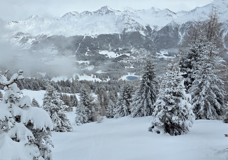 Scalottas off-piste ski terrain