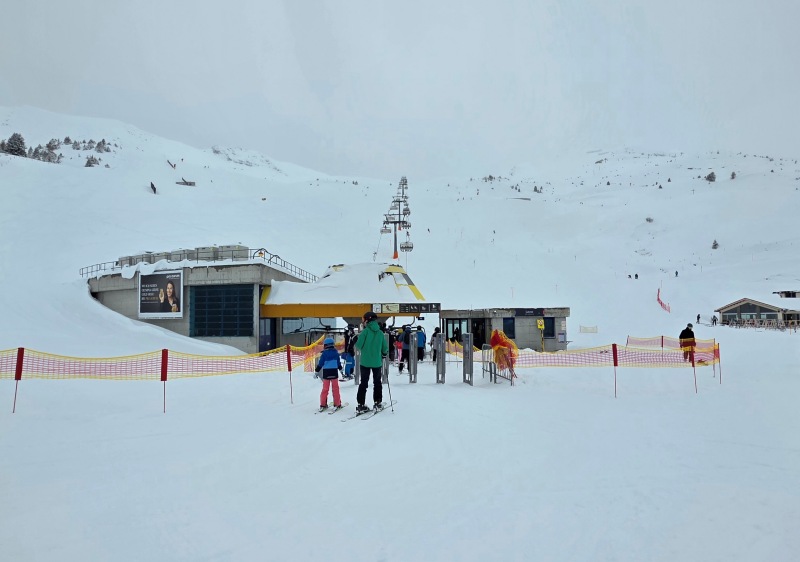 Lavoz chair is one of the busist on Lenzerheide's western side