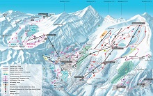 Leukerbad Torrent & Gemmi Ski Trail Map