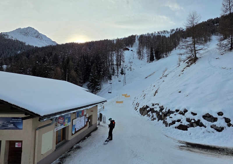Chairlift base area