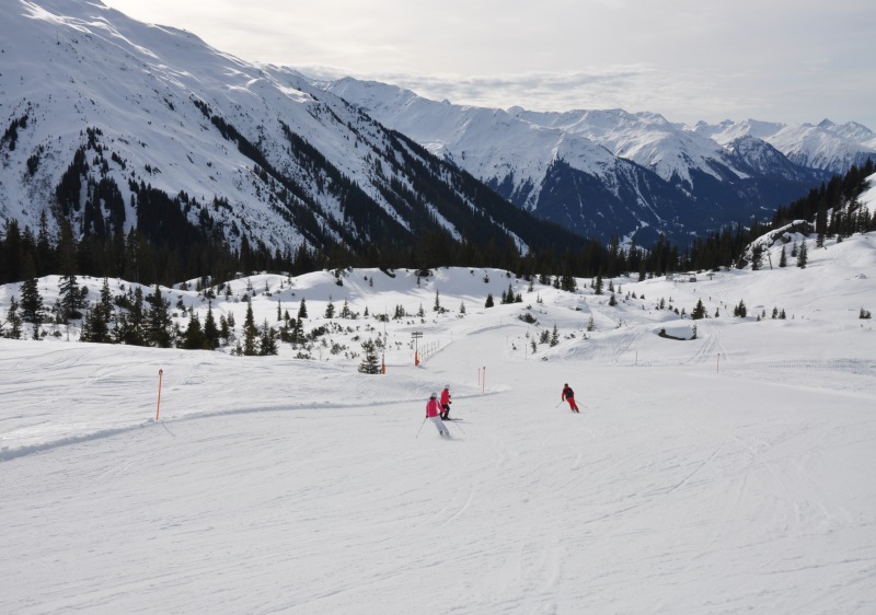 Toward Zügenhüttli double chair