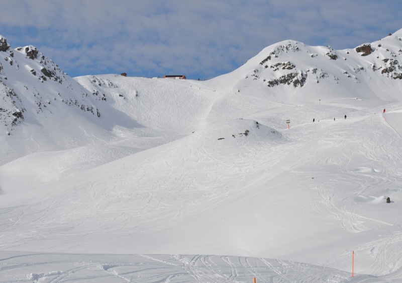 Backside view up to Schaffürggli