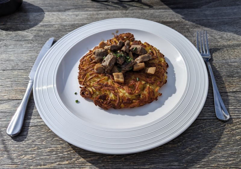 Venison Rosti at Berghaus Erika