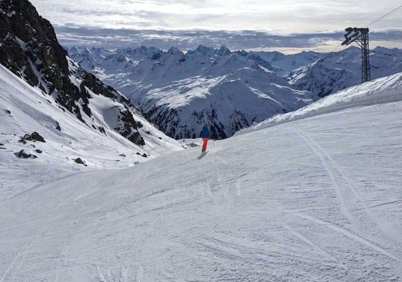 Piste 8 at 2,600m altitude