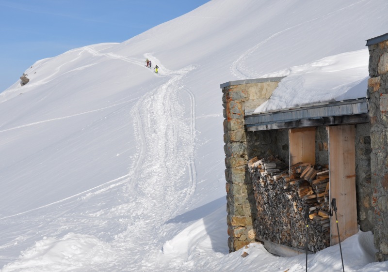 Skin route toward Austria