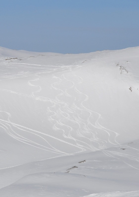 Sidecountry turns above Rätschenjoch