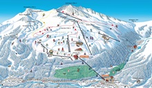 Madrisa Ski Trail Map