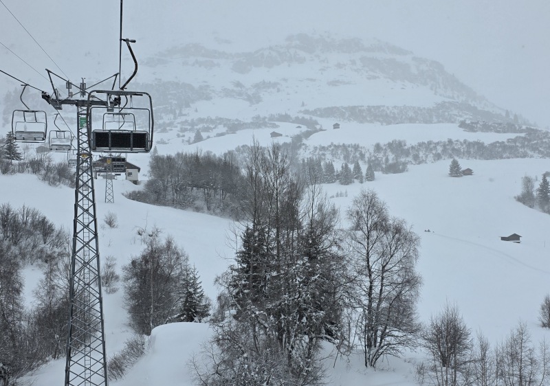 You will age significantly on the Valata triple chair