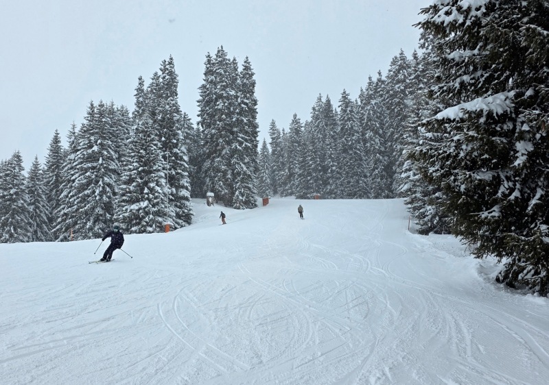 Piste trail #40a approaching Triel