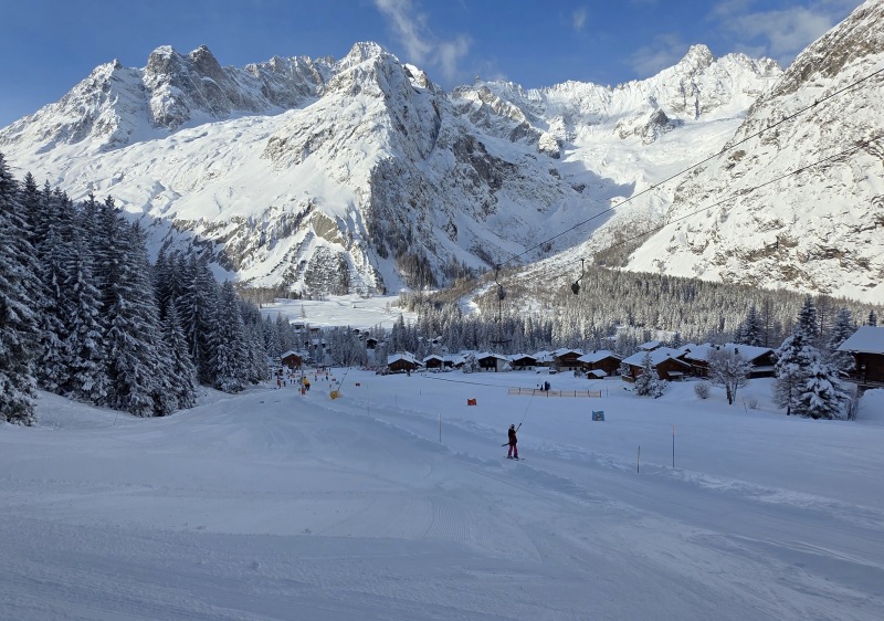 La Fouly beginner ski area