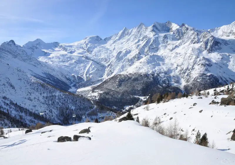 Saas Fee is a glacier clad wonderland with an off-piste deserving of a guide