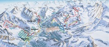 Saas Fee Ski Resorts Map